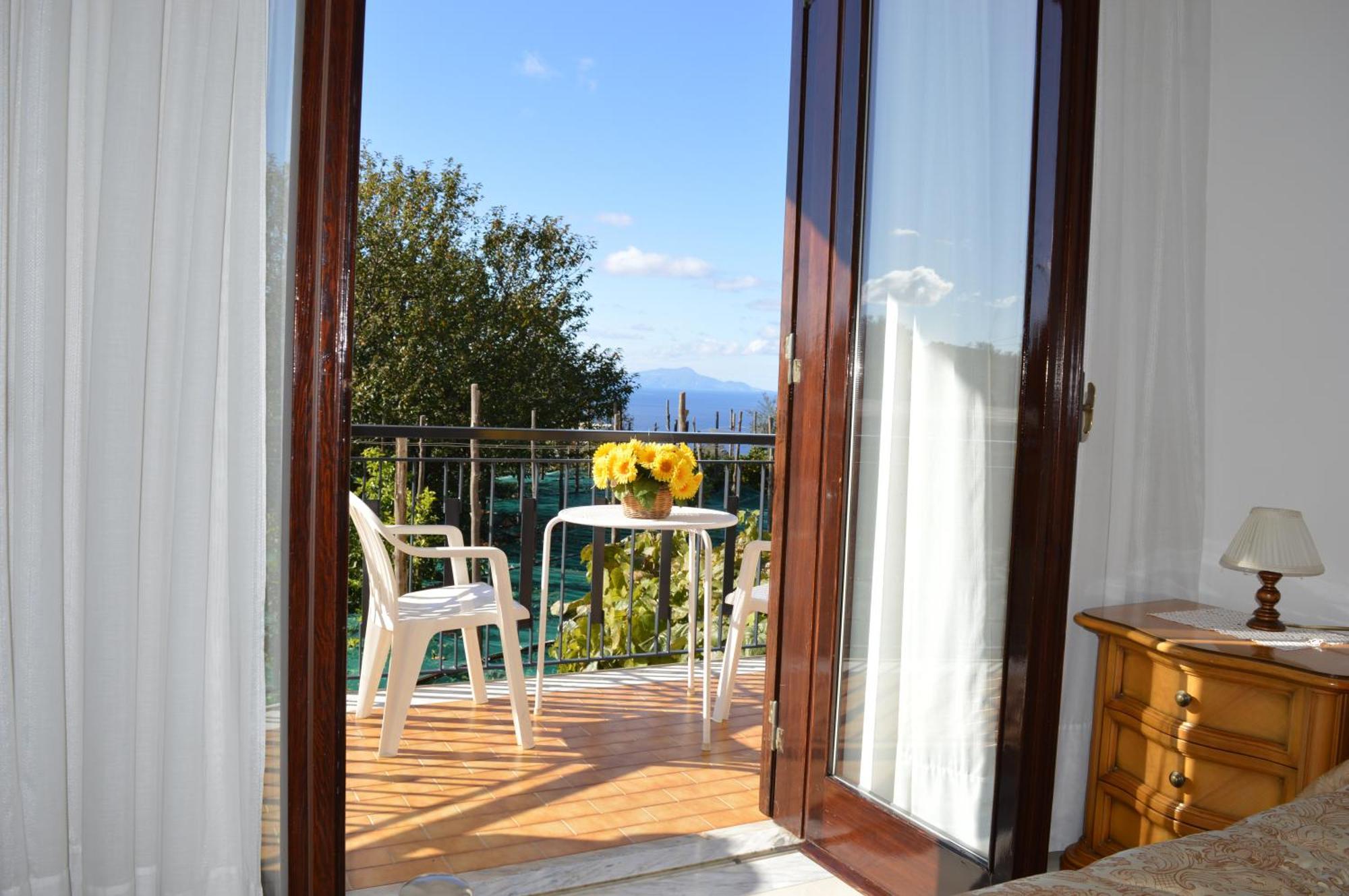 Mary'S Dream - Villa Overlooking Capri And Ischia In Sorrento Peninsula Massa Lubrense Esterno foto